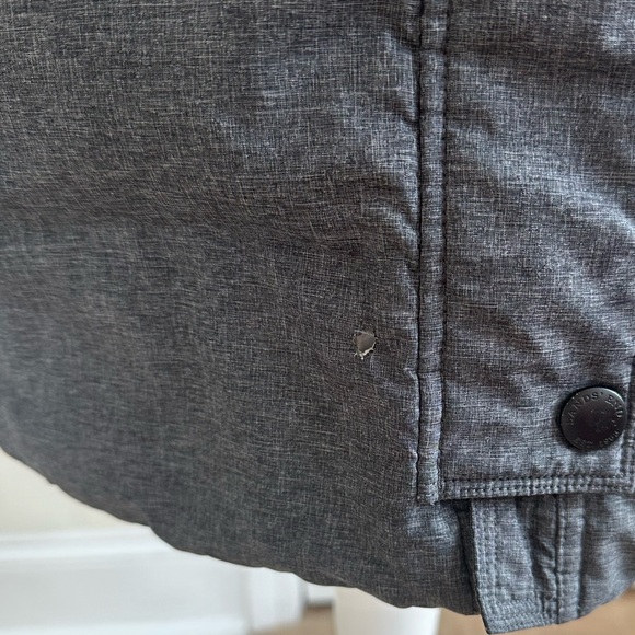 Lands’ End dark Charcoal Gray women’s puffer winter coat down jacket size Small - Picture 16 of 16